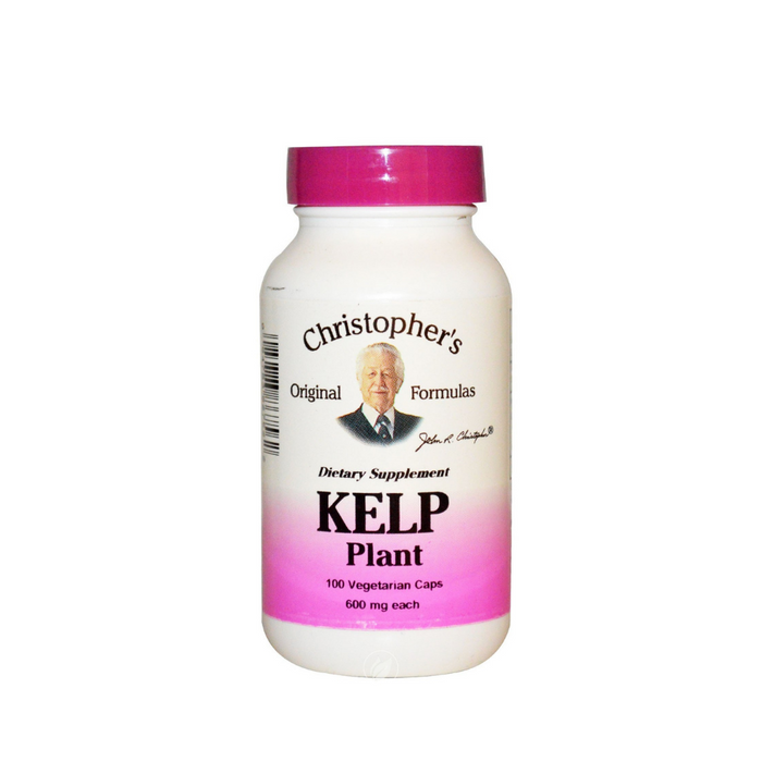 Single Herb Kelp 100 Vegetarian Capsules by Christopher's Original Formulas