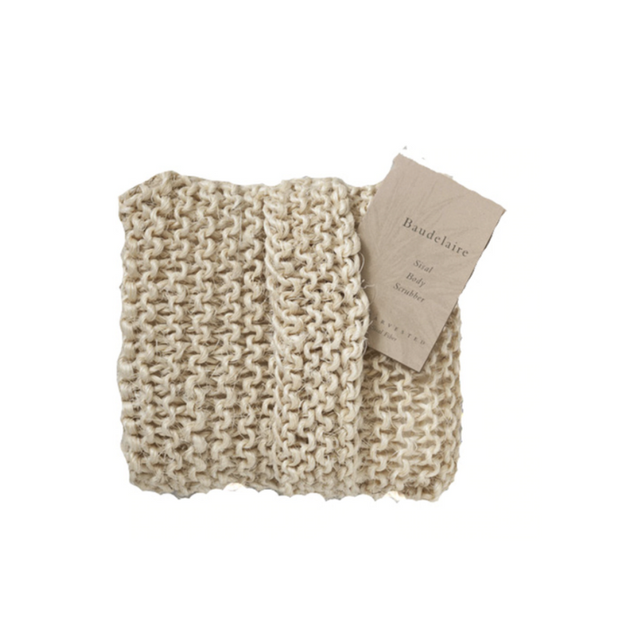 Sisal Wash Cloth 1 Count by Baudelaire