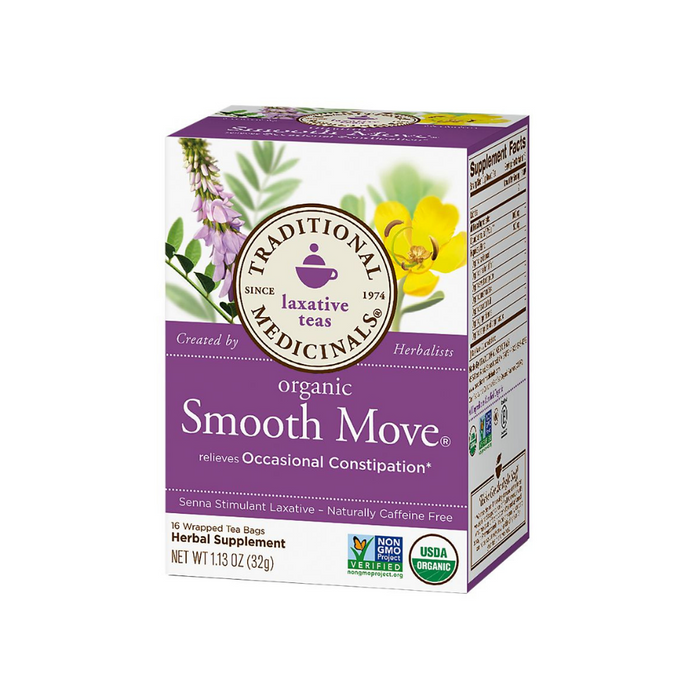 Smooth Moves Peppermint 16 Bags by Traditional Medicinals