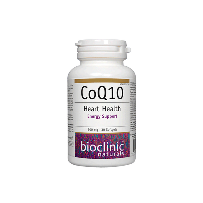 CoQ10 200 mg 30 softgels by Bioclinic Naturals
