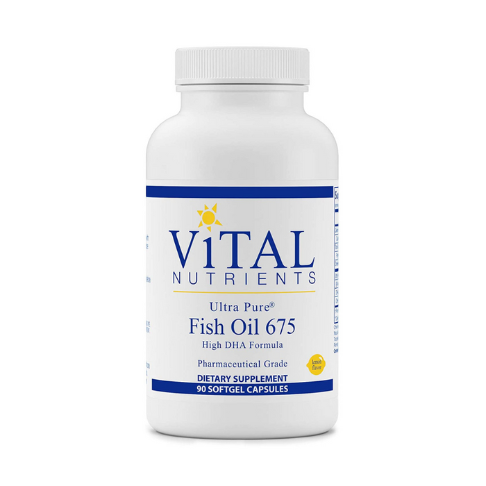 Fish Oil 675 High DHA Ultra Pure 90 capsules by Vital Nutrients