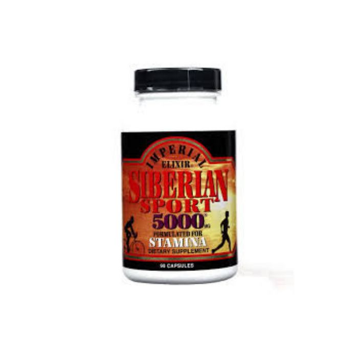 Siberian Eleuthero Sport 5000 90 Capsules by Imperial Elixir Ginseng