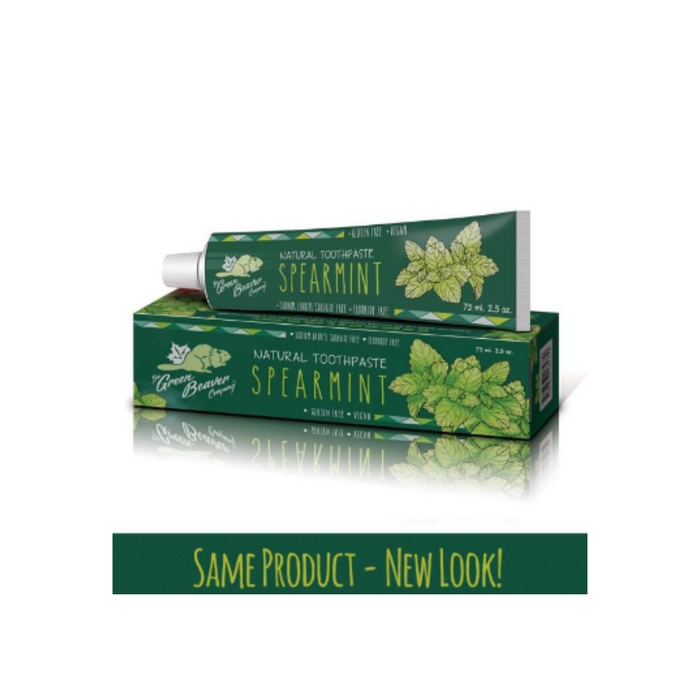 Spearmint Toothpaste 2.5 oz by The Green Beaver