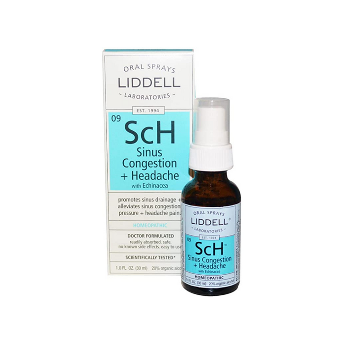 Sinus Congestion & Headache Spray 1 oz by Liddell Homeopathic