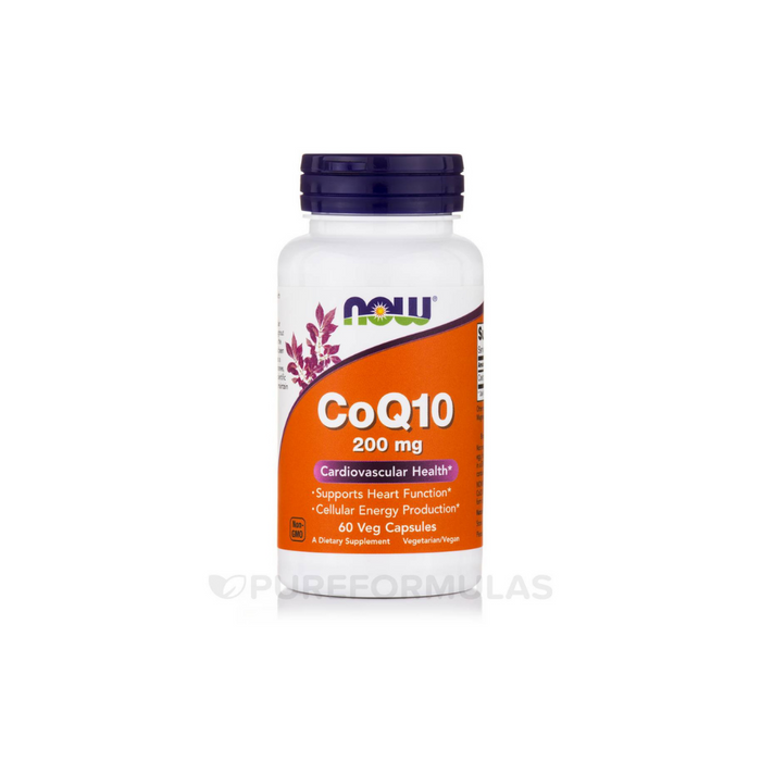 CoQ10 200 mg 60 vegetarian capsules by NOW Foods