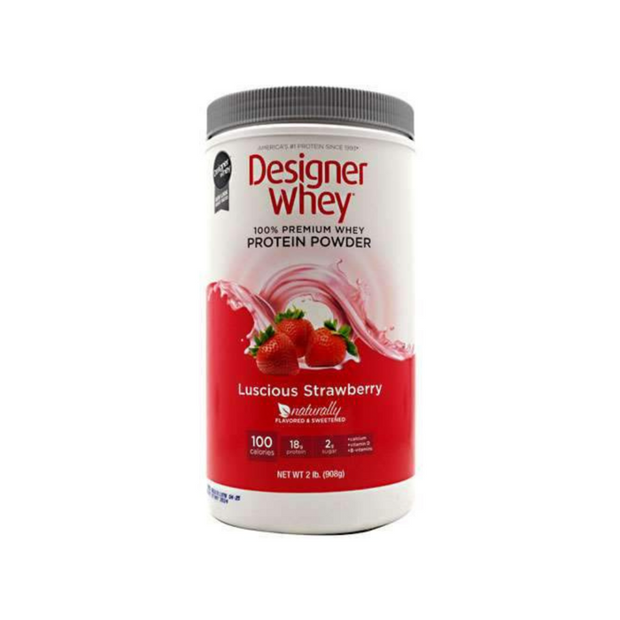 Designer Whey Luscious Strawberry 2 lb (908g) by Designer Protein