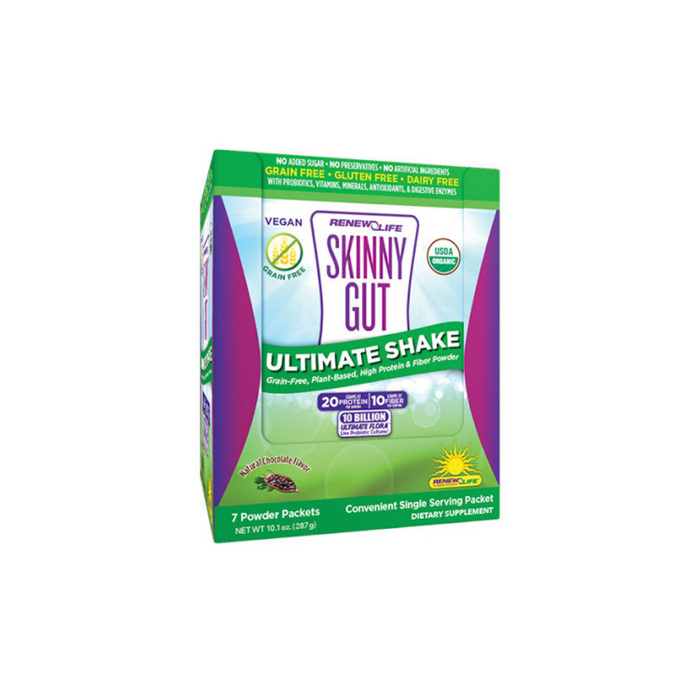 Skinny Gut Ultimate Shake Chocolate 7-Pack by Advanced Naturals