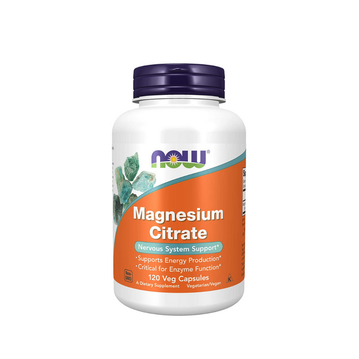 Magnesium Citrate 120 vegetarian capsules by NOW Foods