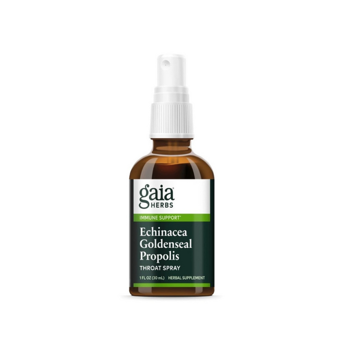Echinacea Goldenseal Propolis Throat Spray 1 oz by Gaia Herbs