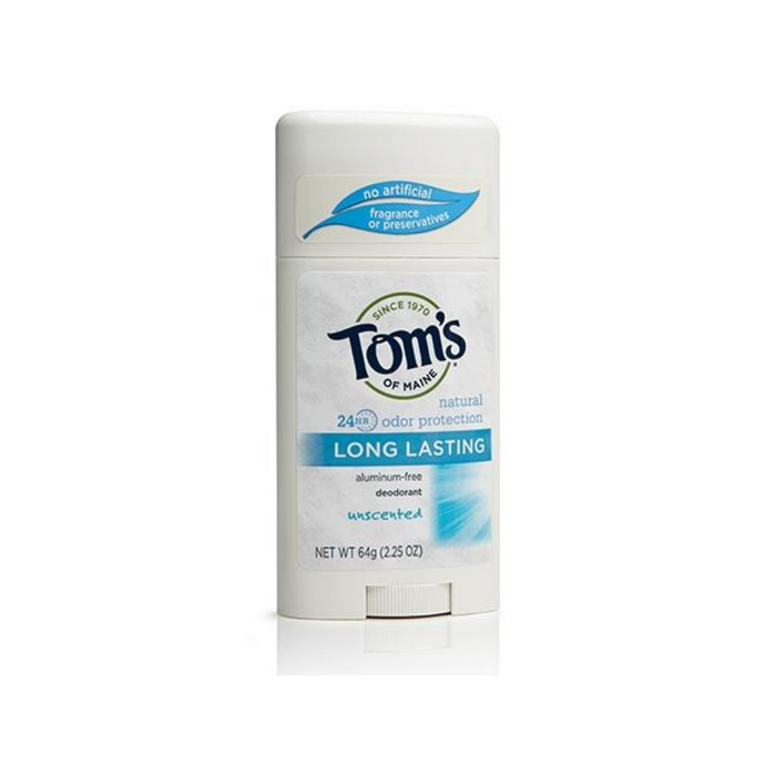 Deodorant Stick Long Lasting Unscented 2.25 oz by Tom's Of Maine