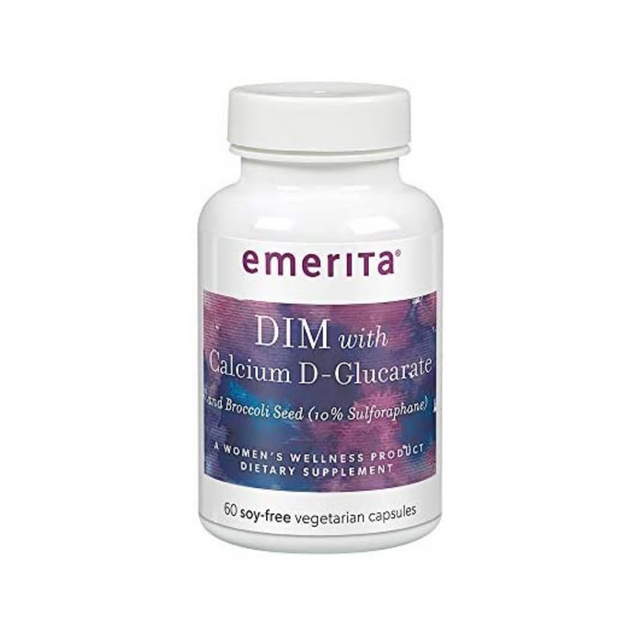 DIM with Calcium D-Glucarate 60 Vegetarian Capsules by Emerita
