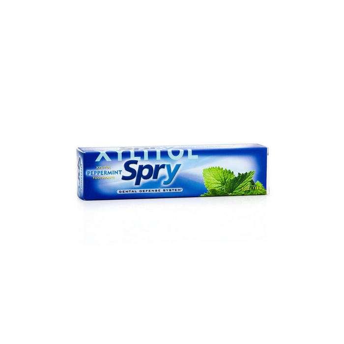 Spry Toothpaste Peppermint No Fluoride 4 oz by Spry