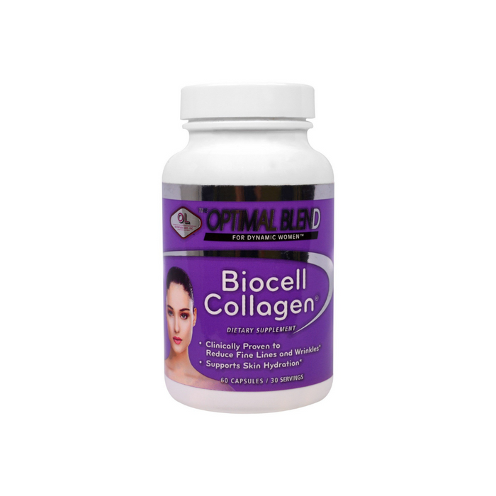 Optimal Blend Biocell Collagen 60 Capsules by Olympian Labs