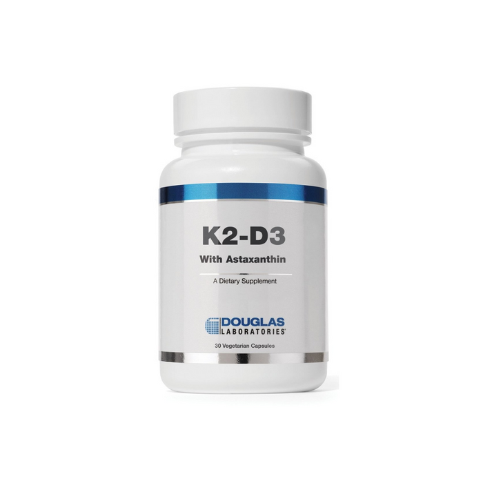 K2-D3 with Astaxanthin 30 vegetable capsules by Douglas Laboratories