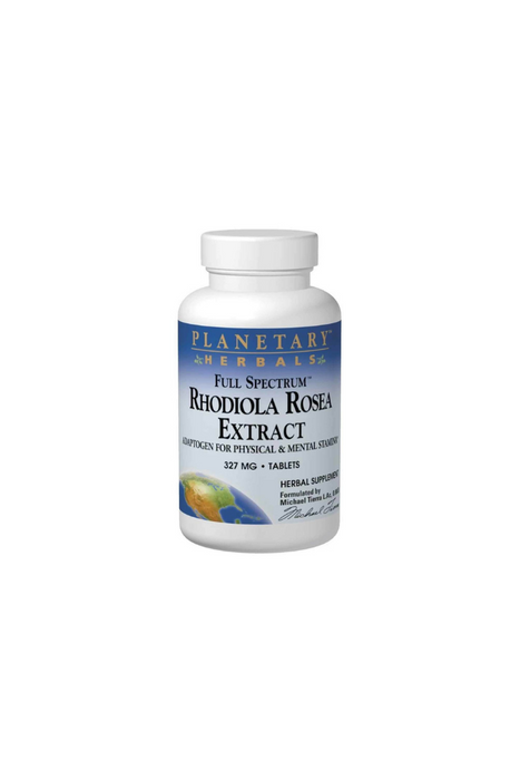 Rhodiola Rosea Extract 327mg Full Spectrum 60 Tablets by Planetary Herbals