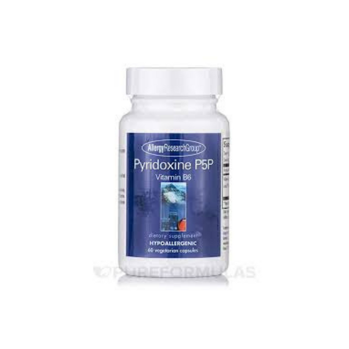 Pyridoxine P5P (B-6) 60 vegetarian capsules 275 mg by Allergy Research Group