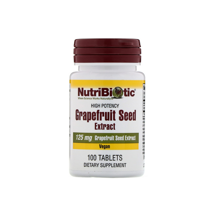 Grapefruit Seed Extract 100 tablets by Nutribiotic