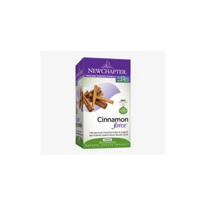 Cinnamon Force 30 liquid vegetarian capsules by New Chapter