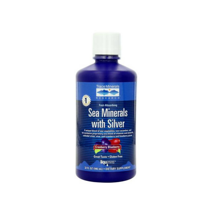 Sea Minerals with Silver 32 oz by Trace Minerals Research
