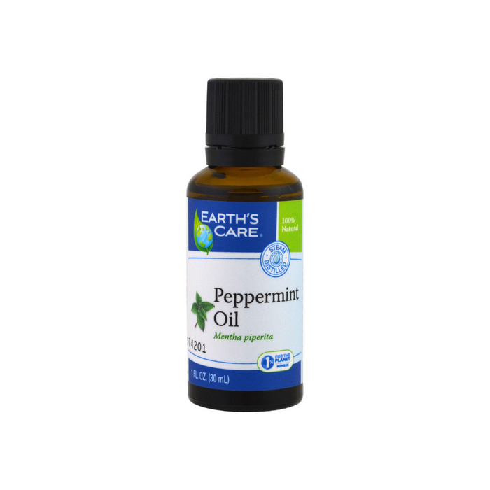 Peppermint Oil 100% Pure & Natural 1 oz by Earth's Care