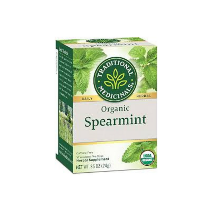 Organic Spearmint Tea 16 Bags by Traditional Medicinals