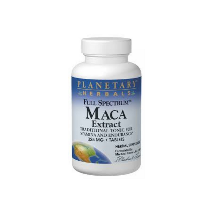 Maca Extract 325mg Full Spectrum 30 Tablets by Planetary Herbals