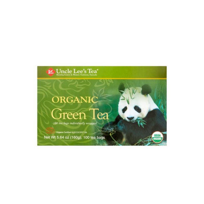 Organic Green Tea 100 Bags by Uncle Lee's Tea
