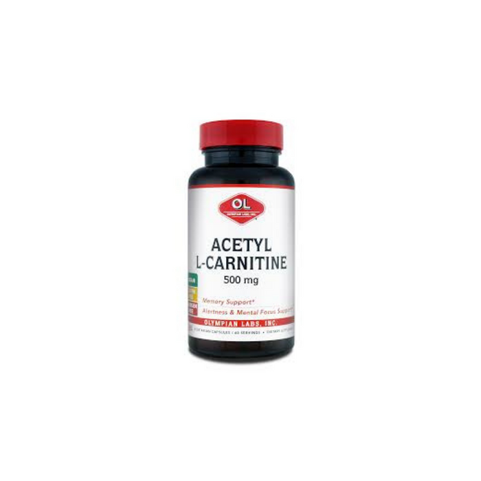 Acetyl L Carnitine 500mg 60 Capsules by Olympian Labs