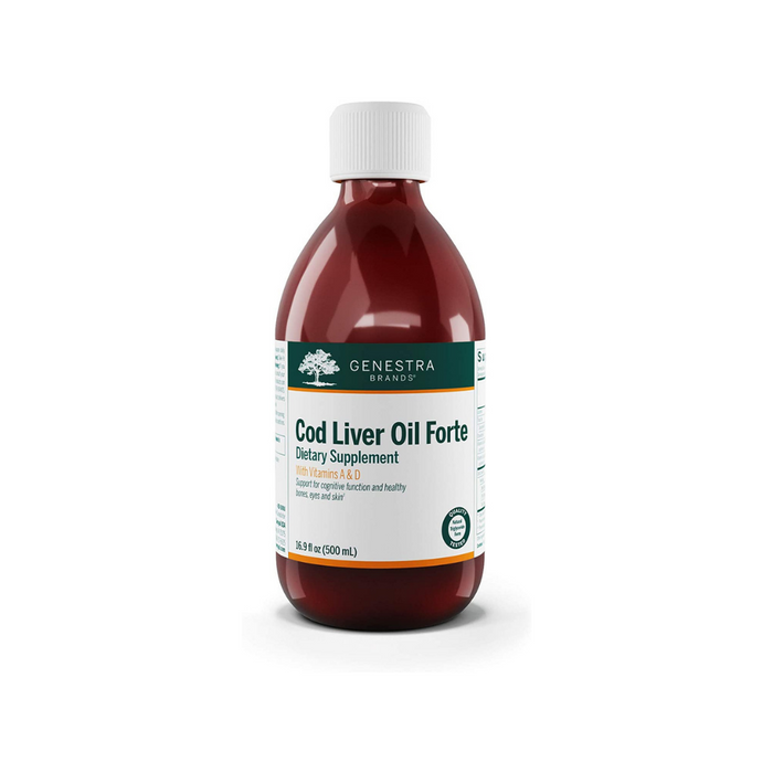 Cod Liver Oil Forte 16.9 oz (500 ml) by Genestra