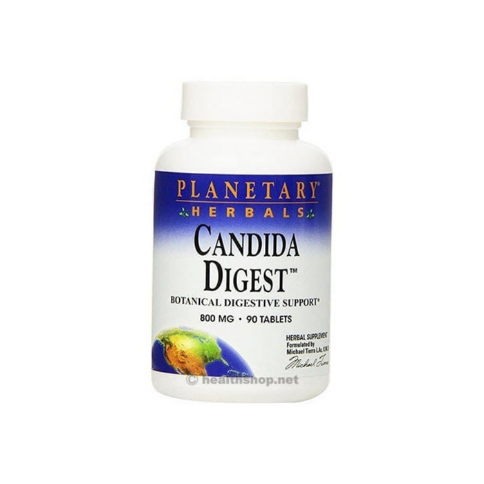 Candida Digest 800mg 90 Tablets by Planetary Herbals