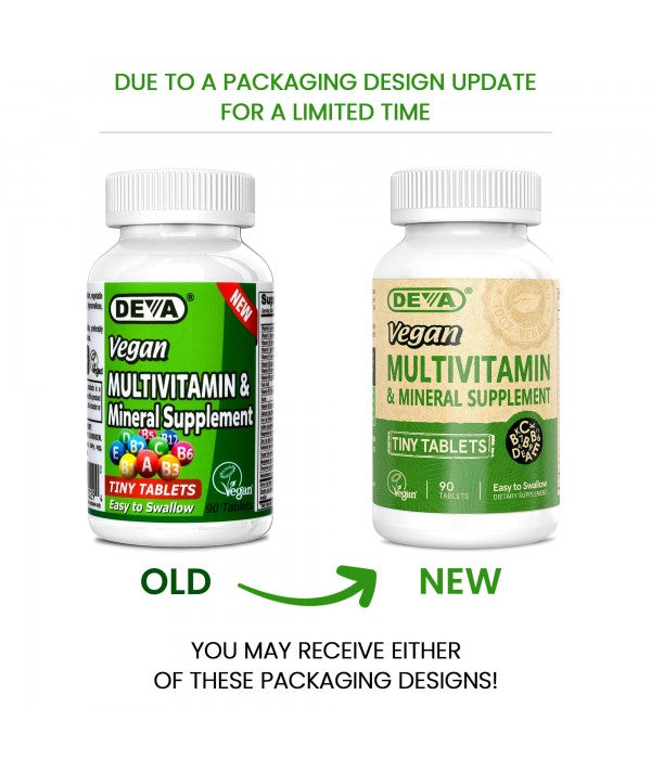 Vegan Tiny Multivitamin & Mineral 90 Tablet by Deva Nutrition
