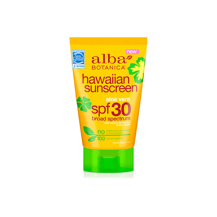Sunscreen Aloe Vera SPF 30 4 oz by Alba Botanica