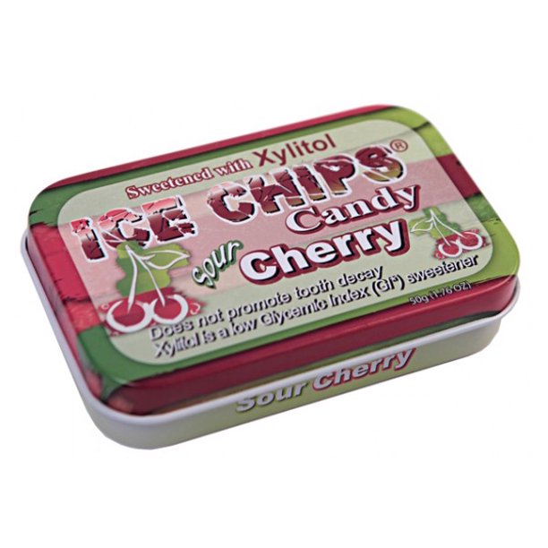 Sour Cherry 1.76 oz by Ice Chips Candy