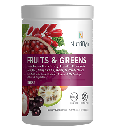 NutriDyn Fruits & Greens GF Berry 300g by Nutri-Dyn