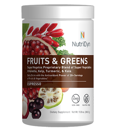 NutriDyn Fruits & Greens GF Espresso 300g by Nutri-Dyn