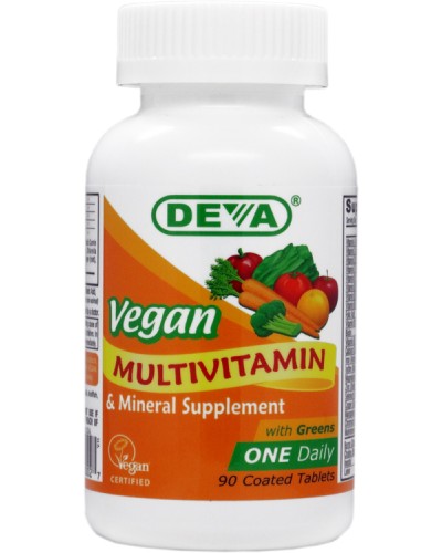 Vegan Multivitamin & Mineral Iron-Free 90 Tablet by Deva Nutrition