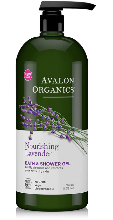 Bath & Shower Gel Lavender 32 Oz by Avalon Organics