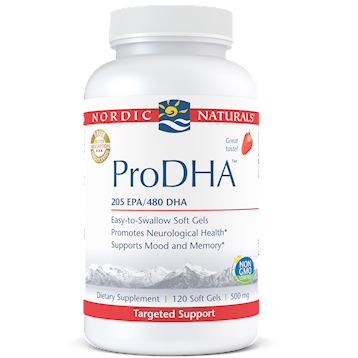 ProDHA 500mg Strawberry 120 soft gels by Nordic Naturals