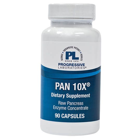 Pan 10X 90 capsules by Progressive Labs