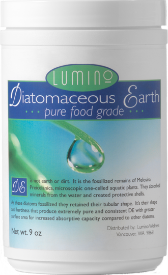 Pure Food Grade Diatomaceous Earth 9 oz by Lumino Wellness