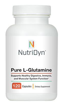 Pure L-Glutamine 120 Capsules by Nutri-Dyn