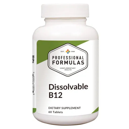 Dissolvable B12 60 tabs by Professional Complementary Health Formulas