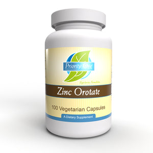 Zinc Orotate 100 vegetarian capsules by Priority One